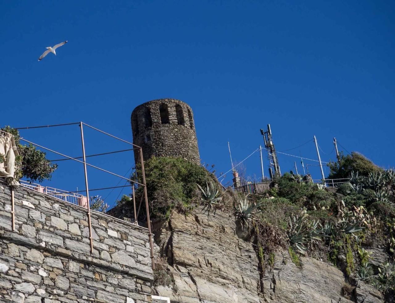 Muin A Ventu Historical Tower Apartment Vernazza Exterior photo